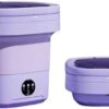 Portable Washing Machine,Mini Washer,11L Upgraded Large Capacity Foldable Washer.Deep Cleaning Of Underwear, Baby Clothes And Other Small Clothes.Suitable For Apartments, Dormitories, Hotels.(Purple)