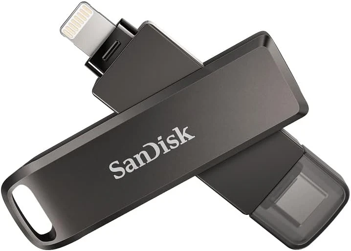SanDisk 256GB IXpand Flash Drive Luxe For IPhone And USB Type-C Devices - SDIX70N-256G-GN6NE, Black 1 SanDisk 256GB IXpand Flash Drive Luxe For IPhone And USB Type-C Devices - SDIX70N-256G-GN6NE, Black