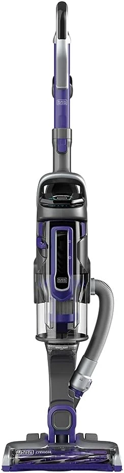 Black & Decker BLACK+DECKER Power Series Pro Pet Cordless Stick Vacuum Cleaner, 2-in-1, Purple (HCUA525JP)