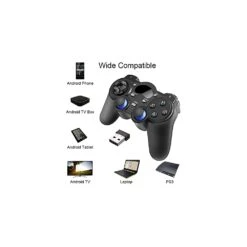 FANDRAGON USB Wireless Gaming Controller Gamepad For PC/Laptop Computer(Windows XP/7/8/10) & PS3 & Android & Steam - [Black] (black) -Appliantrix Cheap Store 41XT6JOnIVS. SS1000