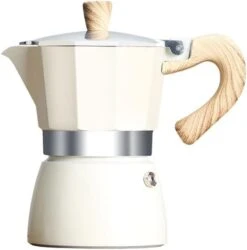 BNNP Stovetop Espresso Household Coffee Pot Brewing Coffee Machine Hand Brewing Coffee Electric Brewing Pot Color Octagonal Coffee Pot Brewing Coffee Tea (Color : B)