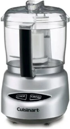 Cuisinart Food Processor, Mini-Prep 3 Cup, 24 Oz, Brushed Chrome And Nickel, DLC-2ABC