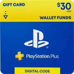 30 PlayStation Plus – Wallet Funds [Digital Code]