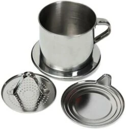 Baukon Stainless Steel Vietnamese Style Coffee Drip Filter Infuser Coffee Maker (100mL)