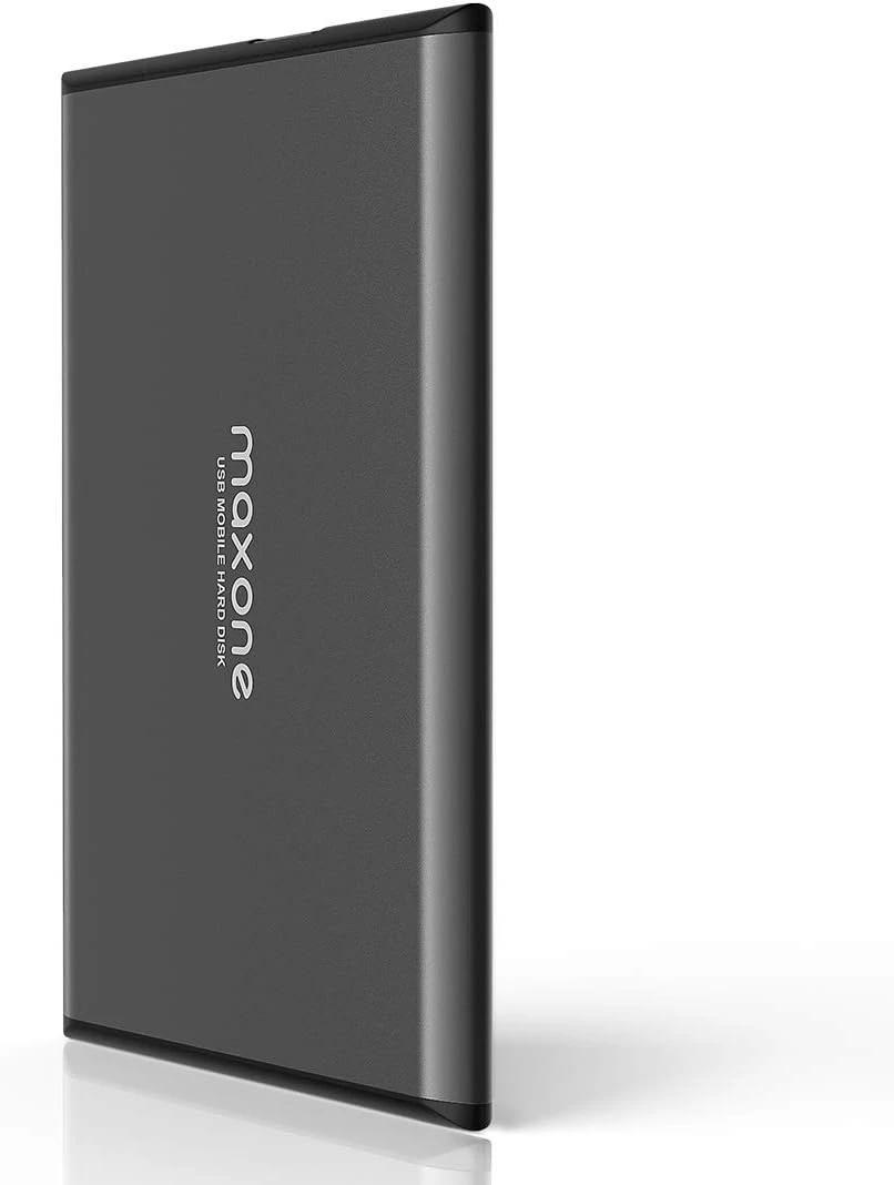 Maxone 500GB Ultra Slim Portable External Hard Drive HDD USB 3.0 For PC, Mac, Laptop, PS4, Xbox One - Charcoal Grey 1 Maxone 500GB Ultra Slim Portable External Hard Drive HDD USB 3.0 For PC, Mac, Laptop, PS4, Xbox One - Charcoal Grey