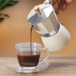 BNNP Stovetop Espresso Household Coffee Pot Brewing Coffee Machine Hand Brewing Coffee Electric Brewing Pot Color Octagonal Coffee Pot Brewing Coffee Tea (Color : B) 7 BNNP Stovetop Espresso Household Coffee Pot Brewing Coffee Machine Hand Brewing Coffee Electric Brewing Pot Color Octagonal Coffee Pot Brewing Coffee Tea (Color : B) -Appliantrix Cheap Store 514NtwgOFKL. AC SL1024