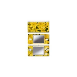 Yellow Lilly Skin For Nintendo DS Lite Console