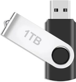 Flash Drive 1TB, High-Speed Portable Thumb Drive 1TB, USB Memory Stick 1000GB With Keychain Design, USB Storage Flash Drive 1TB For Computer/Laptop- 60Mb/s