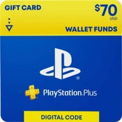 70 PlayStation Plus – Wallet Funds [Digital Code]