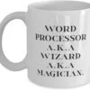 GENERIC Nice Word Processor Gifts, Word Processor A.K.A Wizard A.K.A, Useful Graduation 11oz 15oz Mug For Men Women From Colleagues, Fun Office Gifts, Unique Gifts For Writers, Cool Gifts For Editors
