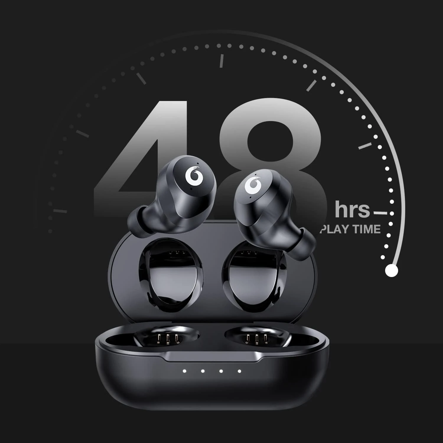 Hikapa X9 Wireless Earbuds Bluetooth 5.3 Headphones Waterproof Stereo Earphones In Ear Touch Control With Microphone Headset With Deep Bass For Sport, Gaming And Running(Black) 2 Hikapa X9 Wireless Earbuds Bluetooth 5.3 Headphones Waterproof Stereo Earphones In Ear Touch Control With Microphone Headset With Deep Bass For Sport, Gaming And Running(Black) - Image 2