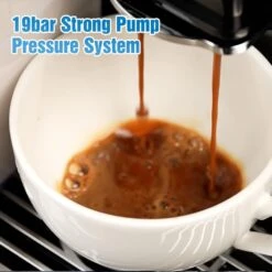 Dafino-206 Fully Automatic Espresso Machine, One Touch Coffee Machine, Stainless Steel, Black -Appliantrix Cheap Store 51FjqcCA7L. AC US1000