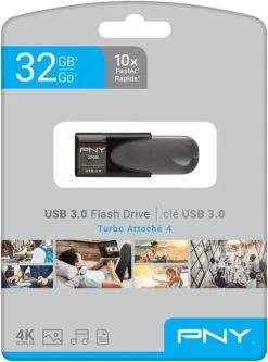 PNY 32GB Turbo Attache 4 USB 3.0 Flash Drive,black 15 PNY 32GB Turbo Attache 4 USB 3.0 Flash Drive,black -Appliantrix Cheap Store 51GKIRr8C5L. AC SL1000