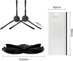 JJ Neumann Replacement Parts Compatible With Tikom G8000, G8000 Pro, Honiture G20 Robot Vacuum Cleaner Accessories Brushes, Filters, Mops, Roller Brush -Appliantrix Cheap Store 51I6eOLaNL. AC SL1381
