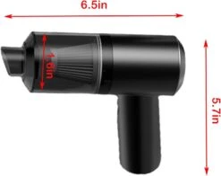 Portable Handheld Wireless Car Vacuum Cleaner - Household USB Charging Cordless Wet And Dry Cleaner Tools - Compact & Large Suction Mini Vacuum Cleaner For Home Car Office Hair Floor (Black) -Appliantrix Cheap Store 51Jgf0tjf2L. AC SL1500