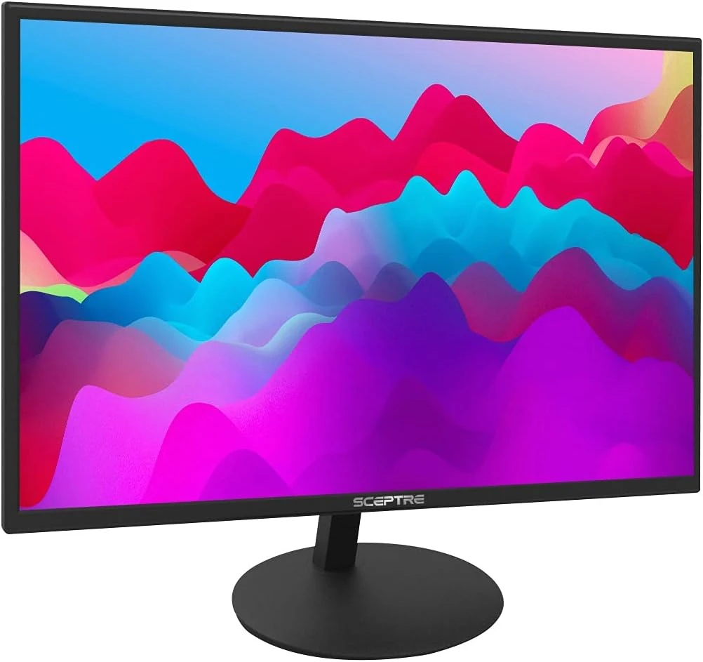 Sceptre 27-Inch FHD LED Gaming Monitor 75Hz 2X HDMI VGA Build-in Speakers, Ultra Slim Metal Black 2 Sceptre 27-Inch FHD LED Gaming Monitor 75Hz 2X HDMI VGA Build-in Speakers, Ultra Slim Metal Black - Image 2