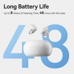 Sanag Earring Wireless Earbuds Bluetooth 5.3 With Charging Case|Open Ear Headphones Compatible With IPhone/Samsung Phone For Men,Women,and Kids-White 11 Sanag Earring Wireless Earbuds Bluetooth 5.3 With Charging Case|Open Ear Headphones Compatible With IPhone/Samsung Phone For Men,Women,and Kids-White -Appliantrix Cheap Store 51LnaDthRkL. AC SL1500
