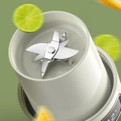 Small Juicer Portable Juicer Household Juicing Cup Multifunctional Electric Juicer Fried Fruit Juice (Color : White, Size : 500ml) -Appliantrix Cheap Store 51MFfA9L5XL. AC SL1024