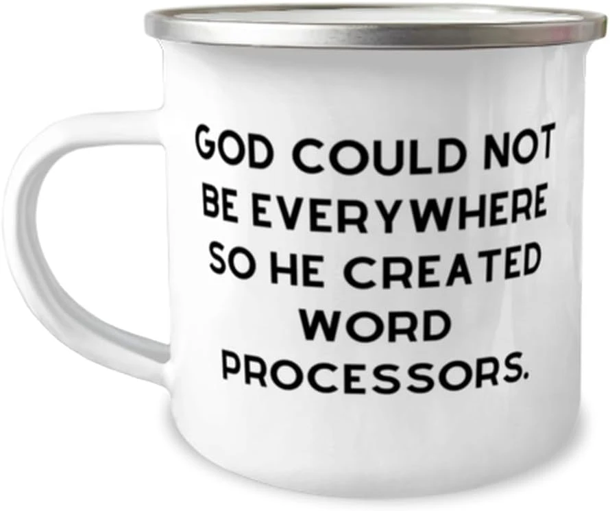 GENERIC Love Word Processor Gifts, God Could Not Be Everywhere So He Created Word, Motivational 12oz Camper Mug For Friends From Friends, Word Processor Birthday Gift Ideas, Best Word Processor Birthday 1 GENERIC Love Word Processor Gifts, God Could Not Be Everywhere So He Created Word, Motivational 12oz Camper Mug For Friends From Friends, Word Processor Birthday Gift Ideas, Best Word Processor Birthday