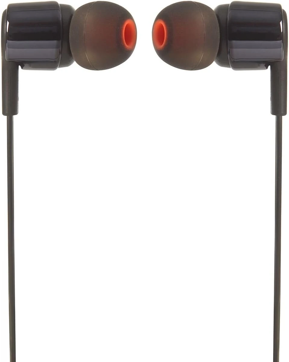 JBL T210 Signature Sound Pure Bass Headphones In Ear Earphones With Microphone Black 6 JBL T210 Signature Sound Pure Bass Headphones In Ear Earphones With Microphone Black - Image 6