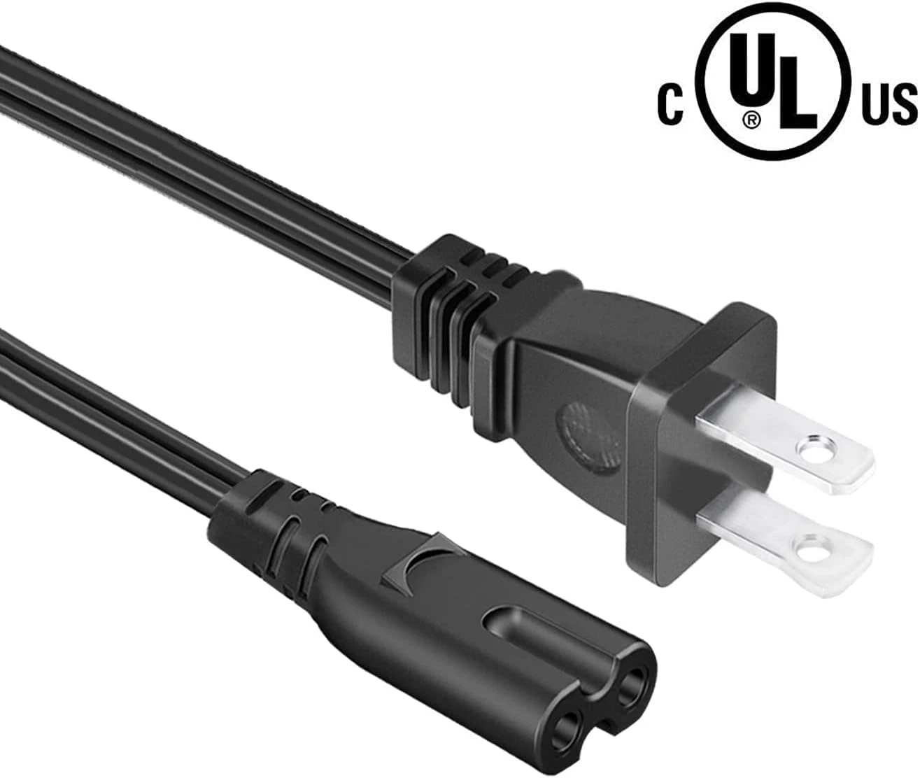 DIGITMON 15FT Premium 2-Prong Replacement AC Power Cable Compatible For Sony Playstation PS3 Slim Game Console 3 DIGITMON 15FT Premium 2-Prong Replacement AC Power Cable Compatible For Sony Playstation PS3 Slim Game Console - Image 3