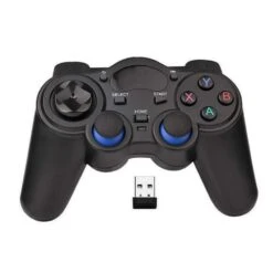 FANDRAGON USB Wireless Gaming Controller Gamepad For PC/Laptop Computer(Windows XP/7/8/10) & PS3 & Android & Steam - [Black] (black)