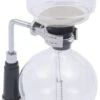 FLYHERO Siphon Syphon Coffee Maker Tabletop Glass Siphon Pot Syphon Coffee Maker Siphon Vacuum Coffee Maker Black (5 Cups(500ml))