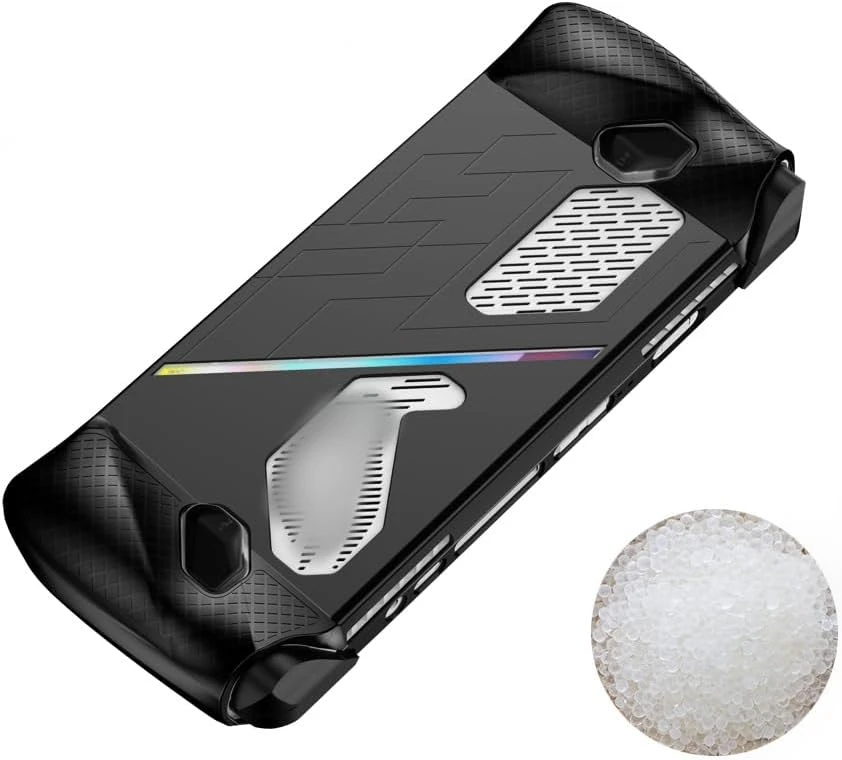 Protective Case Cover For Rog Ally, Silicone Protector Accessories For Game Console,Thickening Non-Slip Anti-Collision Skin Sleeve Shell For Game Grips (White) 6 Protective Case Cover For Rog Ally, Silicone Protector Accessories For Game Console,Thickening Non-Slip Anti-Collision Skin Sleeve Shell For Game Grips (White) - Image 6