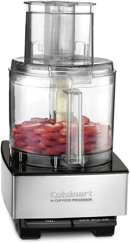 Cuisinart Food Processor 14-Cup Vegetable Chopper For Mincing, Dicing, Shredding, Puree & Kneading Dough, Stainless Steel, DFP-14BCNY 1 Cuisinart Food Processor 14-Cup Vegetable Chopper For Mincing, Dicing, Shredding, Puree & Kneading Dough, Stainless Steel, DFP-14BCNY
