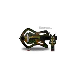 Contact Decal Style Skin - Fits Warriors Of Rock Guitar Hero Guitar (GUITAR NOT INCLUDED)