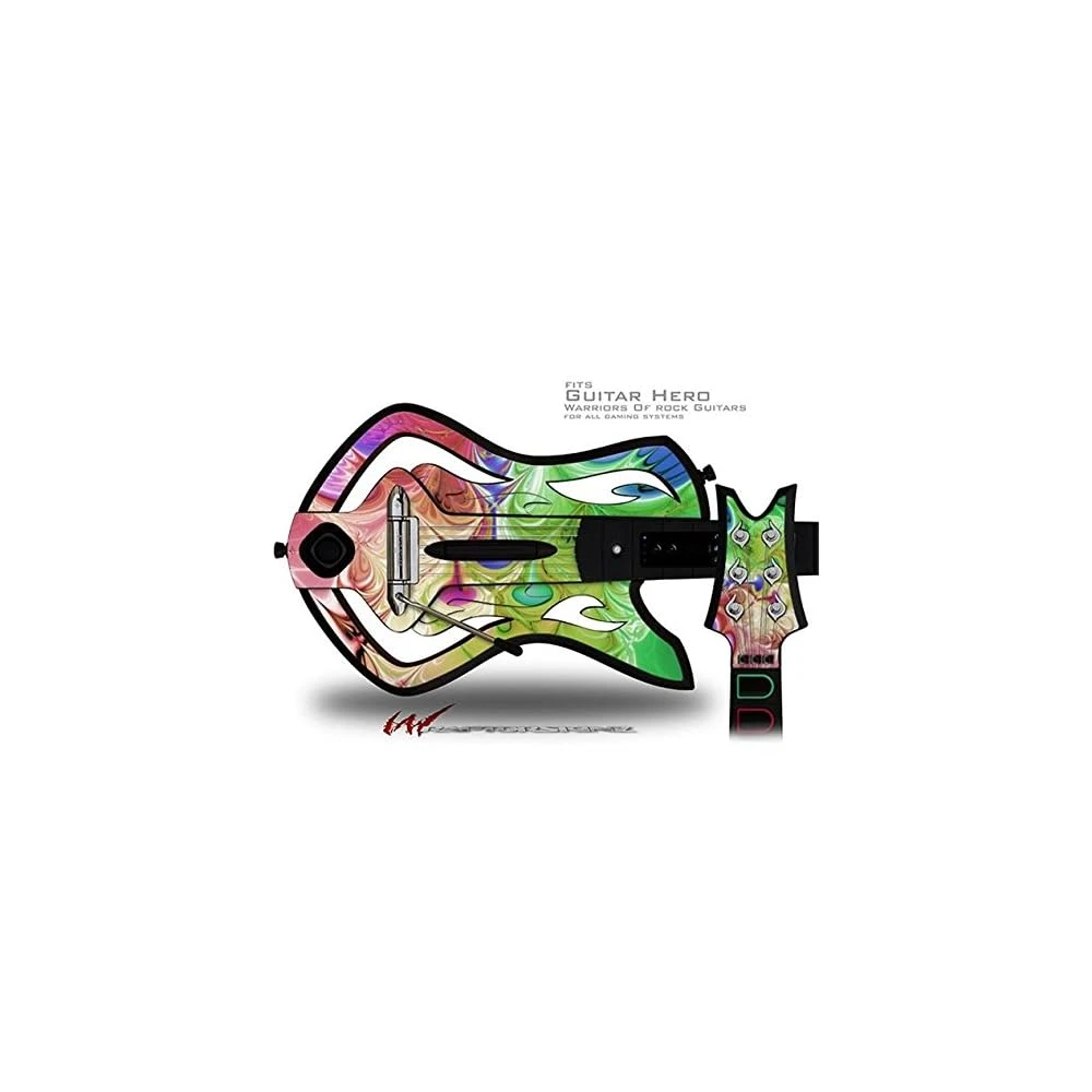 Learning Decal Style Skin - Fits Warriors Of Rock Guitar Hero Guitar (GUITAR NOT INCLUDED) 1 Learning Decal Style Skin - Fits Warriors Of Rock Guitar Hero Guitar (GUITAR NOT INCLUDED)