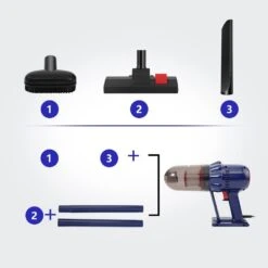 EFSHREE Vacuum Cleaner, Corded Stick Handheld Vacuums 17KPA Powerful Suction 600W Motor, Lightweight Vacuum Cleaners For Pet Hair Floor & Carpet (Navy) 11 EFSHREE Vacuum Cleaner, Corded Stick Handheld Vacuums 17KPA Powerful Suction 600W Motor, Lightweight Vacuum Cleaners For Pet Hair Floor & Carpet (Navy) -Appliantrix Cheap Store 51fGjwHSgdL. AC SL1000