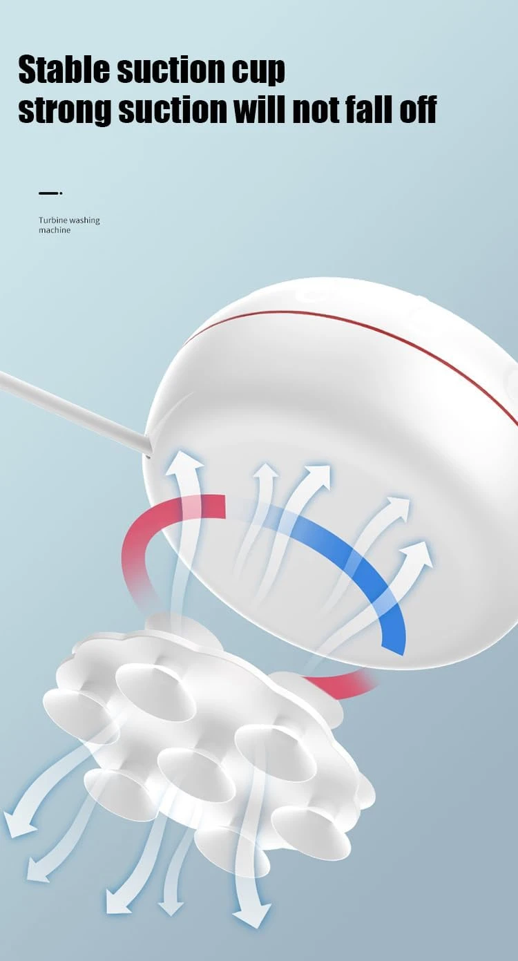 Portable Washing Machine, Ultrasonic Turbine Mini Washing Machine & Dishwasher With Suction Cups For Home Travel College Room RV Apartment, Turbo Washer For Cleaning Sock,Underwear 5 Portable Washing Machine, Ultrasonic Turbine Mini Washing Machine & Dishwasher With Suction Cups For Home Travel College Room RV Apartment, Turbo Washer For Cleaning Sock,Underwear - Image 5