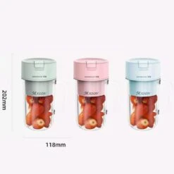 Crushed Ice Juicer Small Juicer Portable Juicer Outdoor Blender Milkshake Juicer (Color : Green, Size : 400ml) -Appliantrix Cheap Store 51pvPN8wAjL. AC SL1024