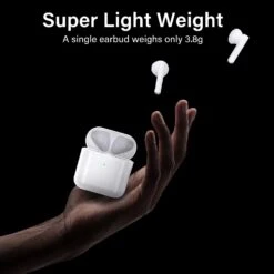 Wireless Earbuds Bluetooth Headphones IPX7 Waterproof Bluetooth Earbuds 30H Playtime Headset With Charging Case Wireless Bluetooth Earphones With Mic For IPhone/Samsung/Android (White) -Appliantrix Cheap Store 51q4q6HEpwL. AC SL1500