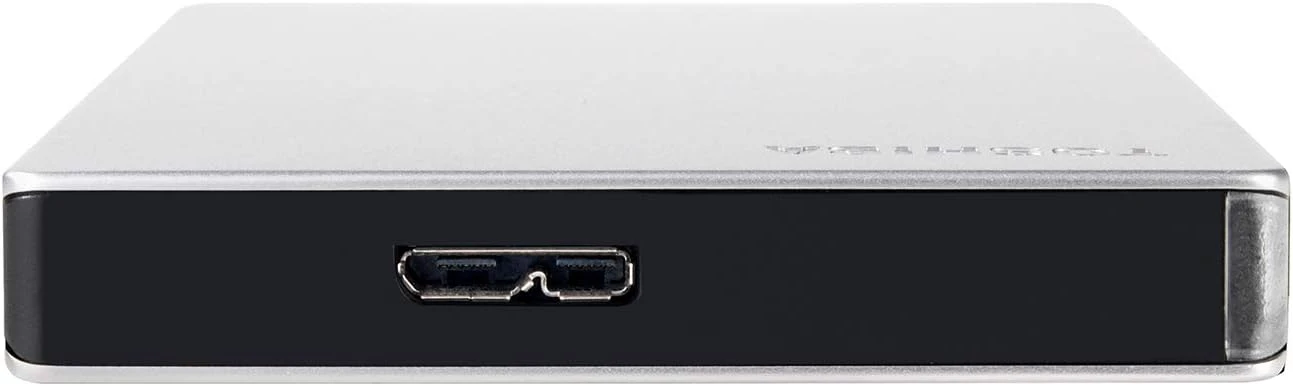 Toshiba Canvio Slim 2TB Portable External Hard Drive USB 3.0, Silver - HDTD320XS3EA 6 Toshiba Canvio Slim 2TB Portable External Hard Drive USB 3.0, Silver - HDTD320XS3EA - Image 6
