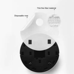 BARASH Household Robotic Vacuums, Robotic Vacuum Cleaner, Wet Sweeping Cleaner Robotic Vacuum, Mopping Robot, Mini Floor Vacuum Robot, Marble Tile Sweeper For Daily Home Cleaning, Bathroom, Bedroom -Appliantrix Cheap Store 51shRlDWB L. AC SL1500