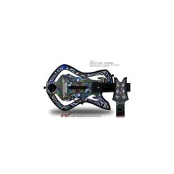 Butterfly2 Decal Style Skin - Fits Warriors Of Rock Guitar Hero Guitar (GUITAR NOT INCLUDED)