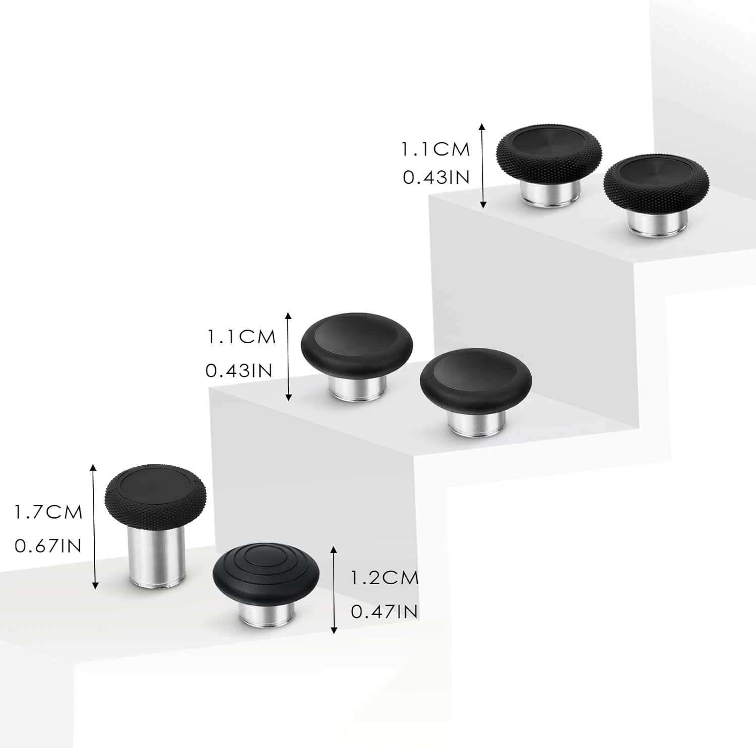 TOMSIN 6 In 1 Replacement Thumbsticks For Xbox Elite 2 Controller, Swap Magnetic Joysticks Accessories For Xbox One Elite Series 2(Model 1979) & Xbox Elite 2 Core Controller 2 TOMSIN 6 In 1 Replacement Thumbsticks For Xbox Elite 2 Controller, Swap Magnetic Joysticks Accessories For Xbox One Elite Series 2(Model 1979) & Xbox Elite 2 Core Controller - Image 2