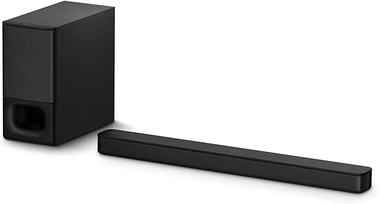 Sony HT-S350 Soundbar With Wireless Subwoofer: S350 2.1ch Sound Bar And Powerful Subwoofer - Home Theater Surround Sound Speaker System For TV - Blutooth And HDMI Arc Compatible Bar Black 1 Sony HT-S350 Soundbar With Wireless Subwoofer: S350 2.1ch Sound Bar And Powerful Subwoofer - Home Theater Surround Sound Speaker System For TV - Blutooth And HDMI Arc Compatible Bar Black