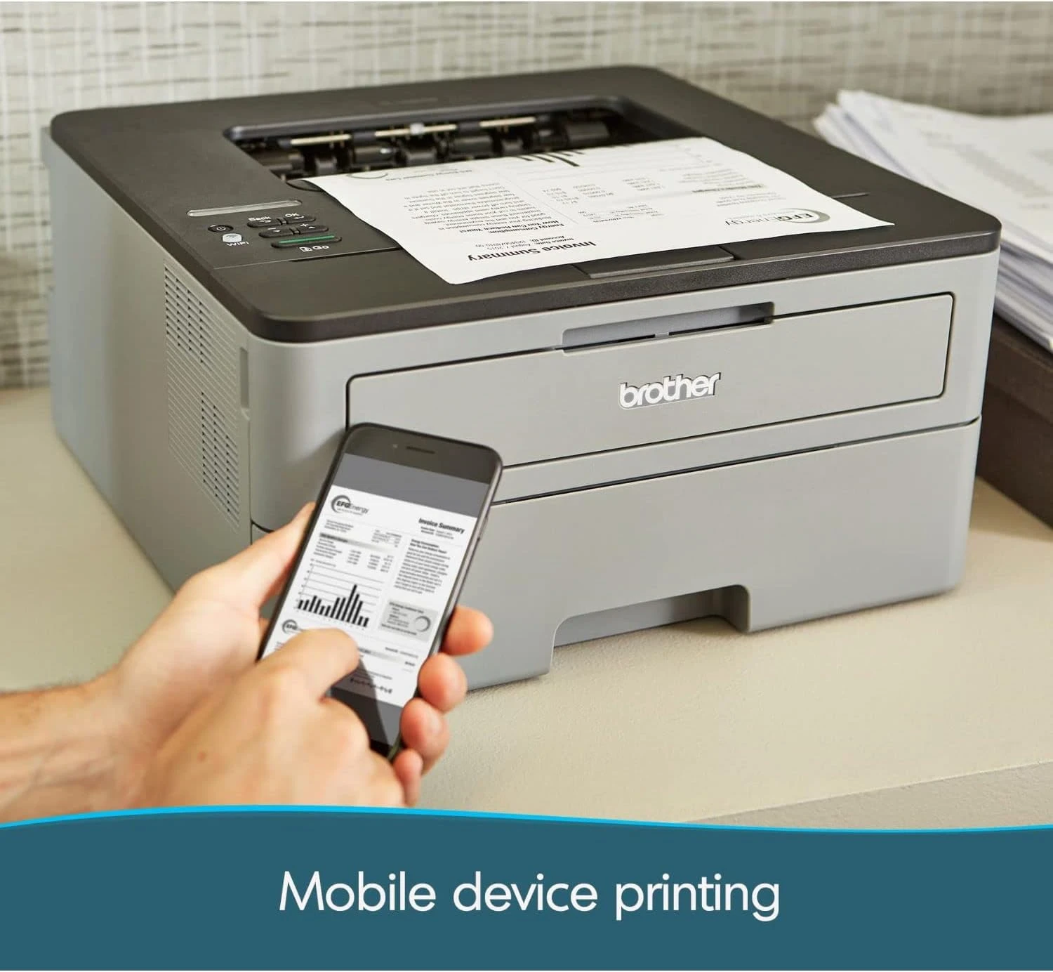 Brother Compact Monochrome Laser Printer, HL-L2350DW, Wireless Printing, Duplex Two-Sided Printing, Includes 4 Month Refresh Subscription Trial And Amazon Dash Replenishment Ready 8 Brother Compact Monochrome Laser Printer, HL-L2350DW, Wireless Printing, Duplex Two-Sided Printing, Includes 4 Month Refresh Subscription Trial And Amazon Dash Replenishment Ready - Image 8