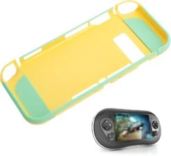 Lazmin112 Double Color Gamepad Protective Housing Cover,Game Console Controller Skin Shell Case Environmental Protection Materials For NS(Yellow+Green) 12 Lazmin112 Double Color Gamepad Protective Housing Cover,Game Console Controller Skin Shell Case Environmental Protection Materials For NS(Yellow+Green) -Appliantrix Cheap Store 61 m3xcHyaL. AC SL1500