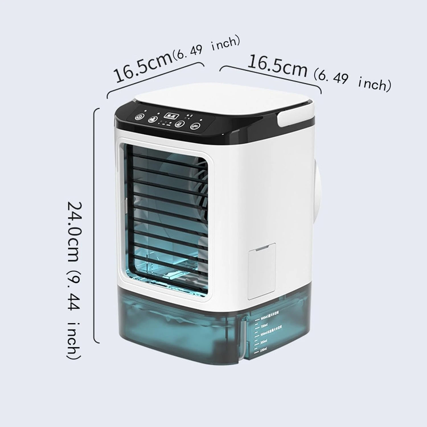 Car Air Conditioner, 900ml Water Tank,with Ice Box,3 Wind Speeds Air Cooler And Humidifier 3 Wind Speeds,Cooling Mist,7 LED Lights Air Cooler For Home For Home Travel Office 6 Car Air Conditioner, 900ml Water Tank,with Ice Box,3 Wind Speeds Air Cooler And Humidifier 3 Wind Speeds,Cooling Mist,7 LED Lights Air Cooler For Home For Home Travel Office - Image 6