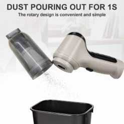 SJ_PAL Handheld Vacuum Cleaner, Portable Car Vacuum Cleaner 9000PA Suction, Mini Cordless Handheld Vacuum Rechargeable Wet & Dry Vacuum Wih 5 Brush Heads -Appliantrix Cheap Store 611aQpOILcL. AC SL1500