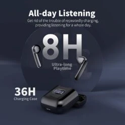 Wireless Earbuds Bluetooth 5.3 Headphones Playback Stereo 36H Battery Life LED Power Display Earbuds With Wireless Charging Case IPX6 Waterproof Bluetooth Earbuds With Mic For Android IOS -Appliantrix Cheap Store 612VQlSLsbL. AC SL1500