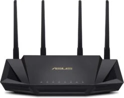 ASUS RT-AX3000 Dual Band WiFi 6 Extendable Router, Subscription-free Network Security, Instant Guard, Advanced Parental Controls, Built-in VPN, AiMesh Compatible, Gaming & Streaming, Smart Home, USB