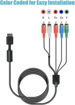 TENINYU Compatible With PS2/PS3/PS3 Slim HDTV-Ready TV HD Component AV Cable 5-Wire 6FT Black 12 TENINYU Compatible With PS2/PS3/PS3 Slim HDTV-Ready TV HD Component AV Cable 5-Wire 6FT Black -Appliantrix Cheap Store 613PFuQGrSL. AC SL1200