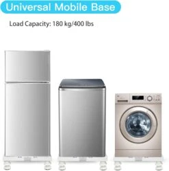 Nefish Mini Fridge Stand Adjustable Refrigerator Stand With 4 Strong Feet Universal Appliance Stand Base Heavy Duty Washer And Dryer Stand Laundry Pedestal Multi-Functional Base (White) -Appliantrix Cheap Store 615Ekzr8zCL. AC SL1500