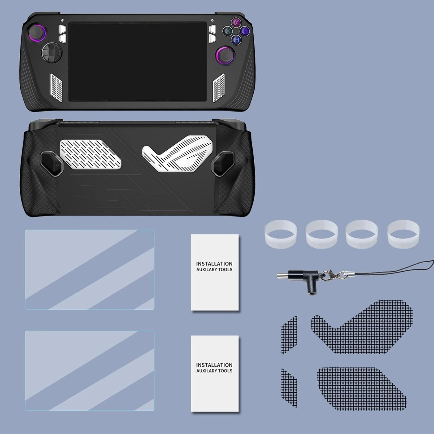 Silicone Case For Rog Clear Silicone Skin Cover Shells Grip Case Handhelds Game Console Case Console Silicone Cover 8 Silicone Case For Rog Clear Silicone Skin Cover Shells Grip Case Handhelds Game Console Case Console Silicone Cover - Image 8