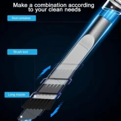 Ekbas Car Vacuum Cleaner,Handheld 9000PA Suction With LED Light Portable Vacuum Cleaner Cordless Rechargeable For Car, Home&Office(White 14 Ekbas Car Vacuum Cleaner,Handheld 9000PA Suction With LED Light Portable Vacuum Cleaner Cordless Rechargeable For Car, Home&Office(White -Appliantrix Cheap Store 615GL30HZUL. AC SL1500